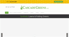 Desktop Screenshot of cascadegreens.com